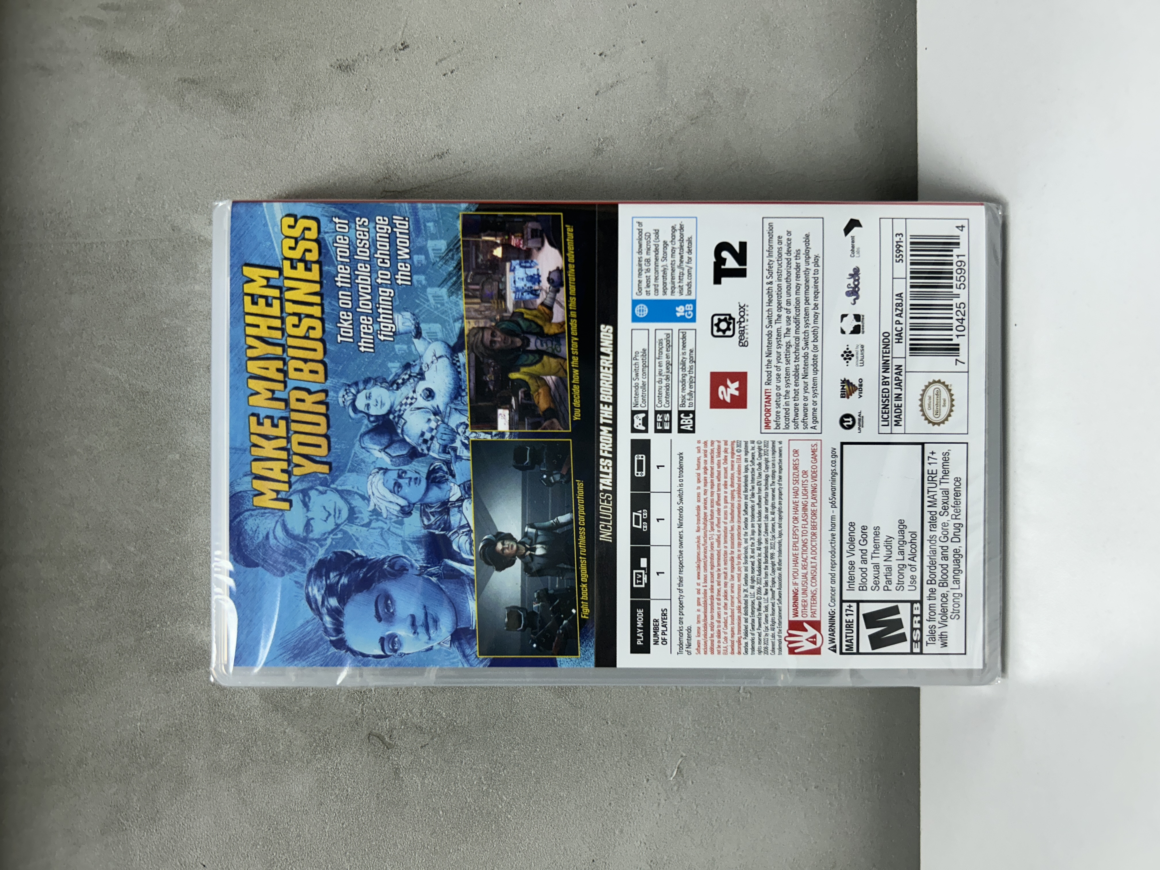 【香港行貨】Nintendo Switch 新邊緣禁地傳說豪華版  New Tales from the Borderlands: Deluxe Edition