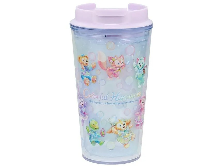 東京迪士尼樂園限定 Colourful Happiness Duffy & Friends 20週年 隨行杯120ml