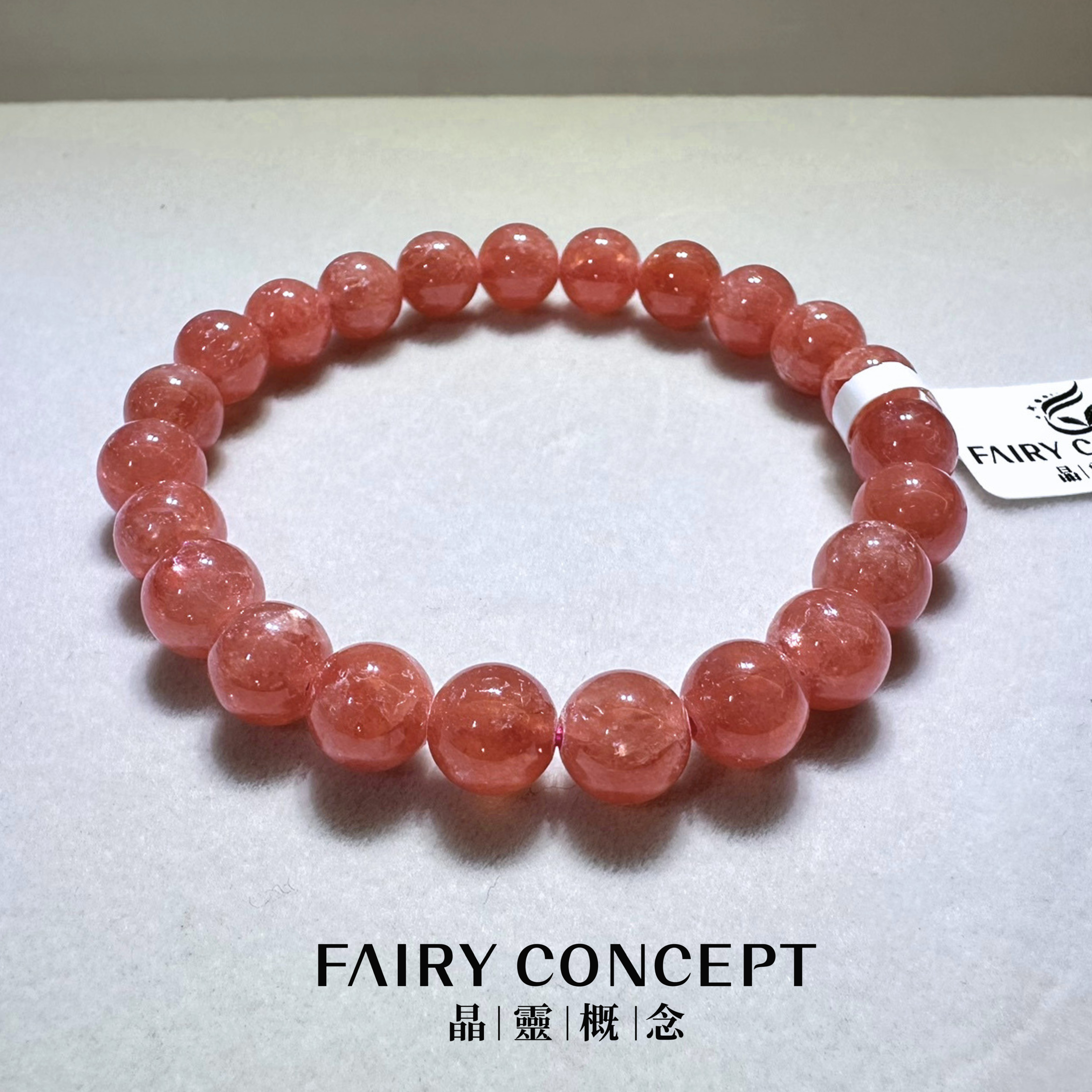 8mm+ 紅紋石手串✨Rhodochrosite Bracelet