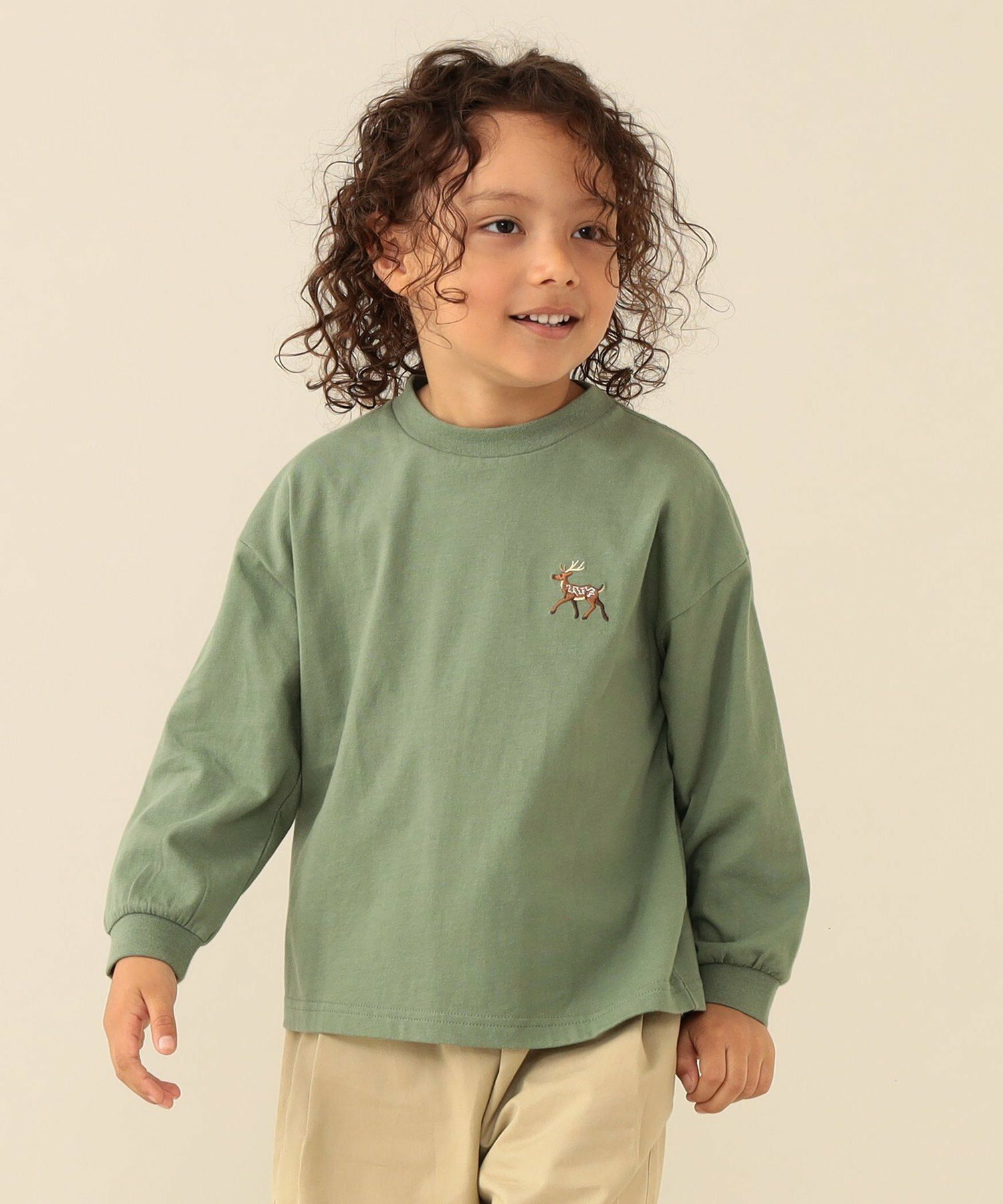 🆕【⭐訂購⭐】🌀 🇯🇵 日本直送 #BEAMS mini 獅子🦁/熊貓🐼/鹿🦌 長袖T恤🌀 [ELHA-0106][260930]