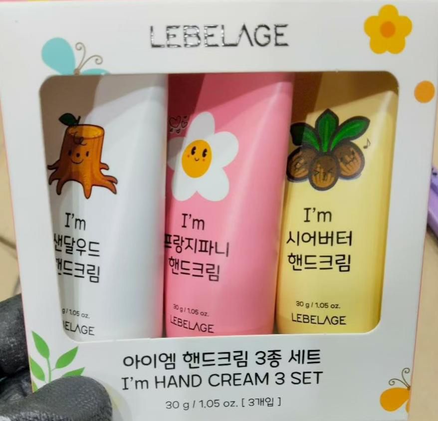 LEBELAGE夢幻卡通香氛護手霜 30g 3支