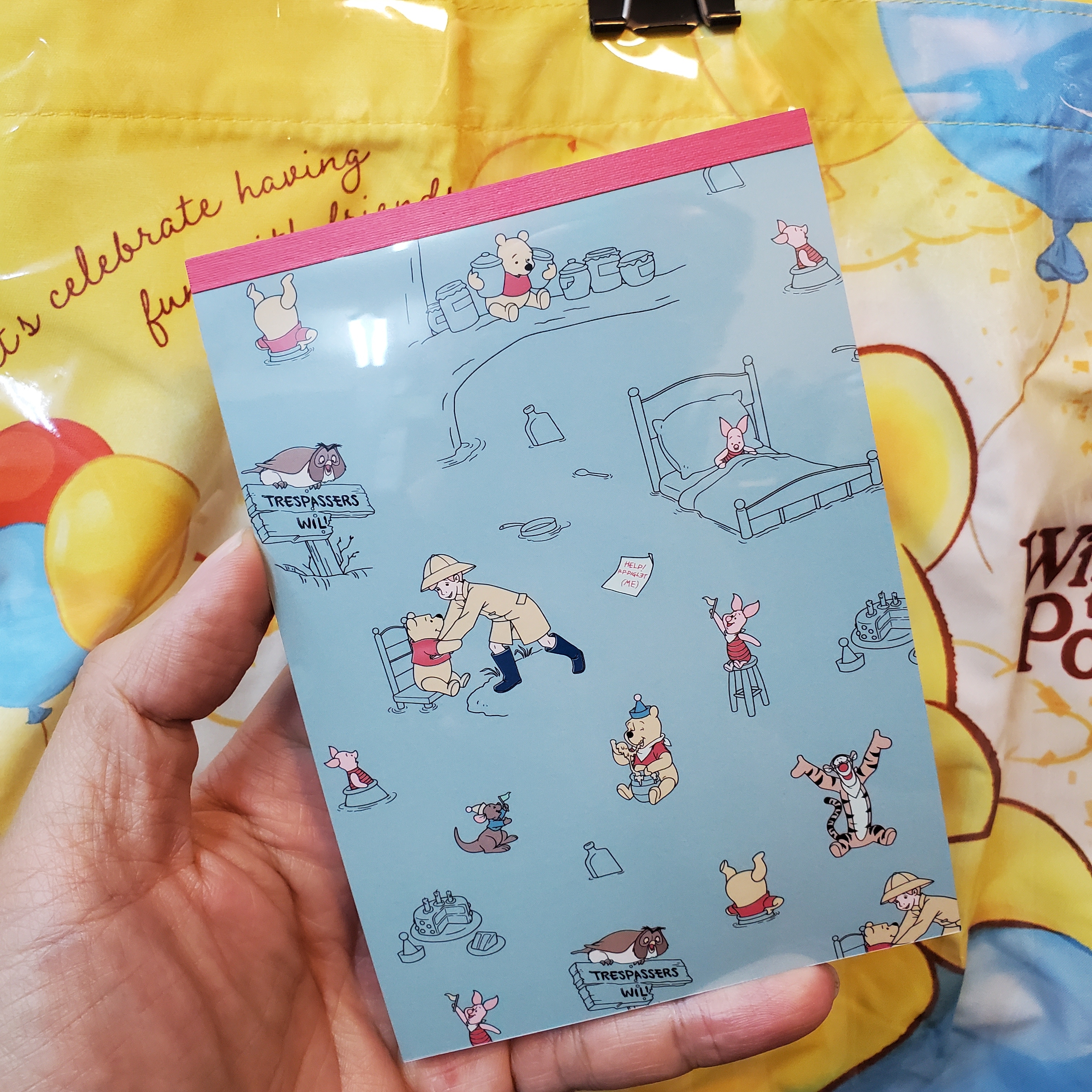 [現貨] [日本製] POOH & FRIENDS｜ A6 MEMO PAD  {TF2310256}