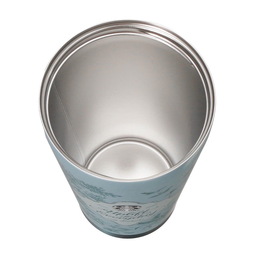 《日本🇯🇵 STARBUCKS 2026 Happy Spring Days 限定系列》不鏽鋼粉藍彩繪保溫杯 473ml