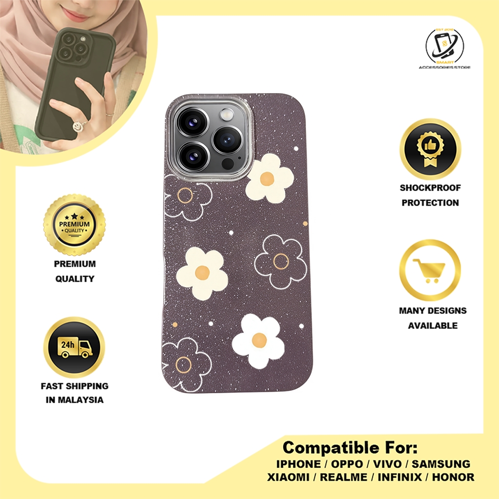 BLING CASE PHONE FOR IPHONE - DESIGN FLOWER A2