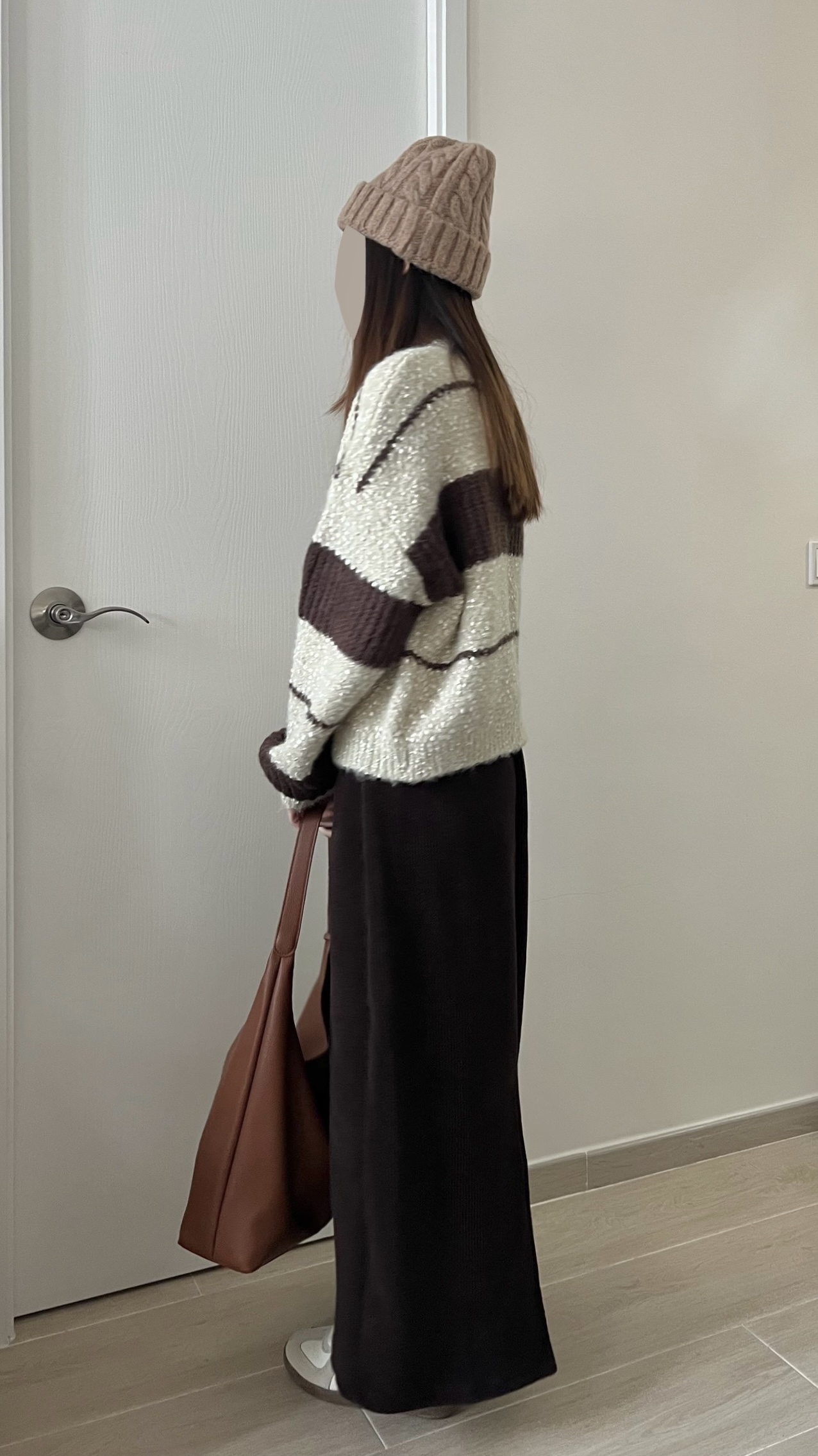 厚實直筒長裙 免熨