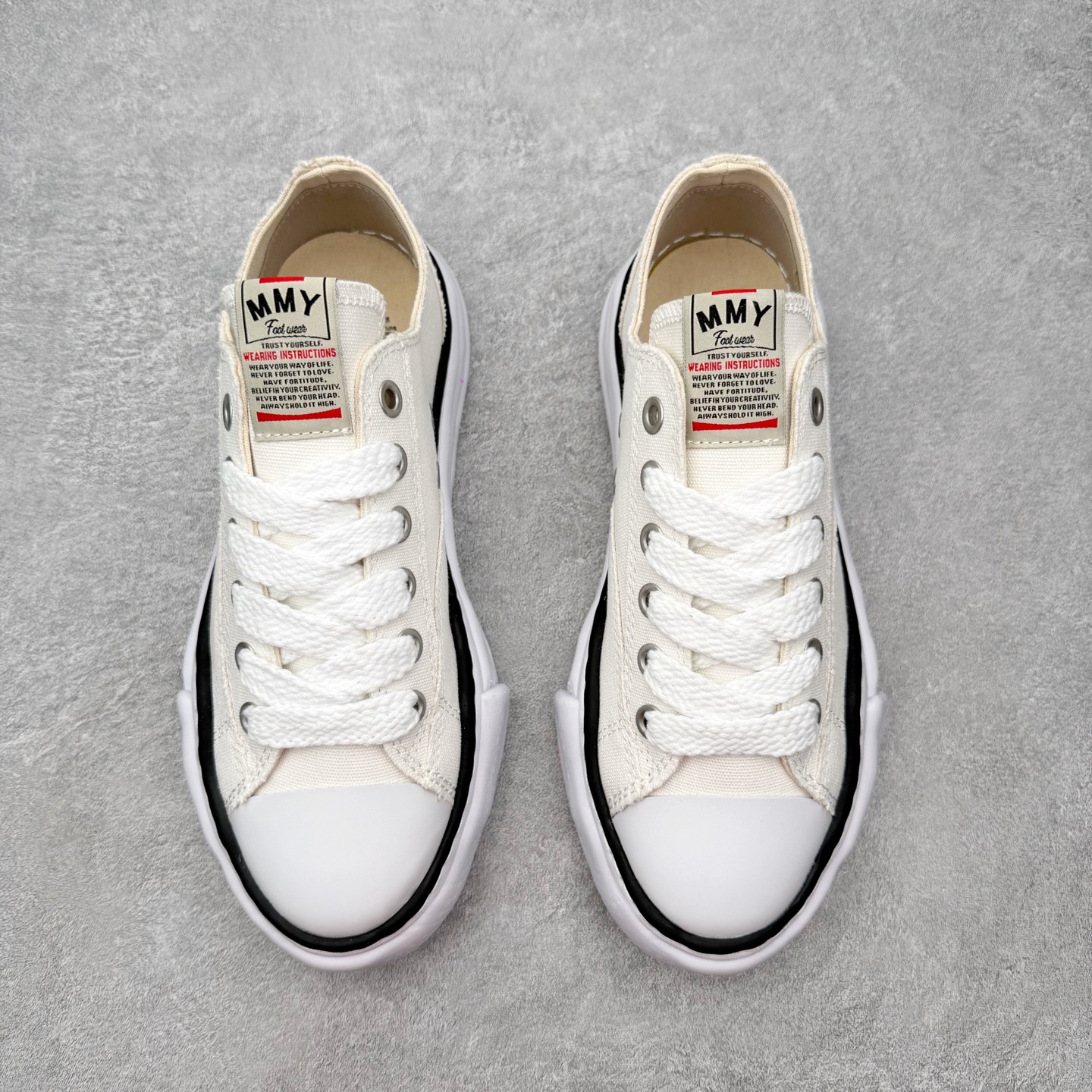 Maison Mihara Yasuhiro MMY "Peterson" OG Sole Canvas Low-top Sneaker