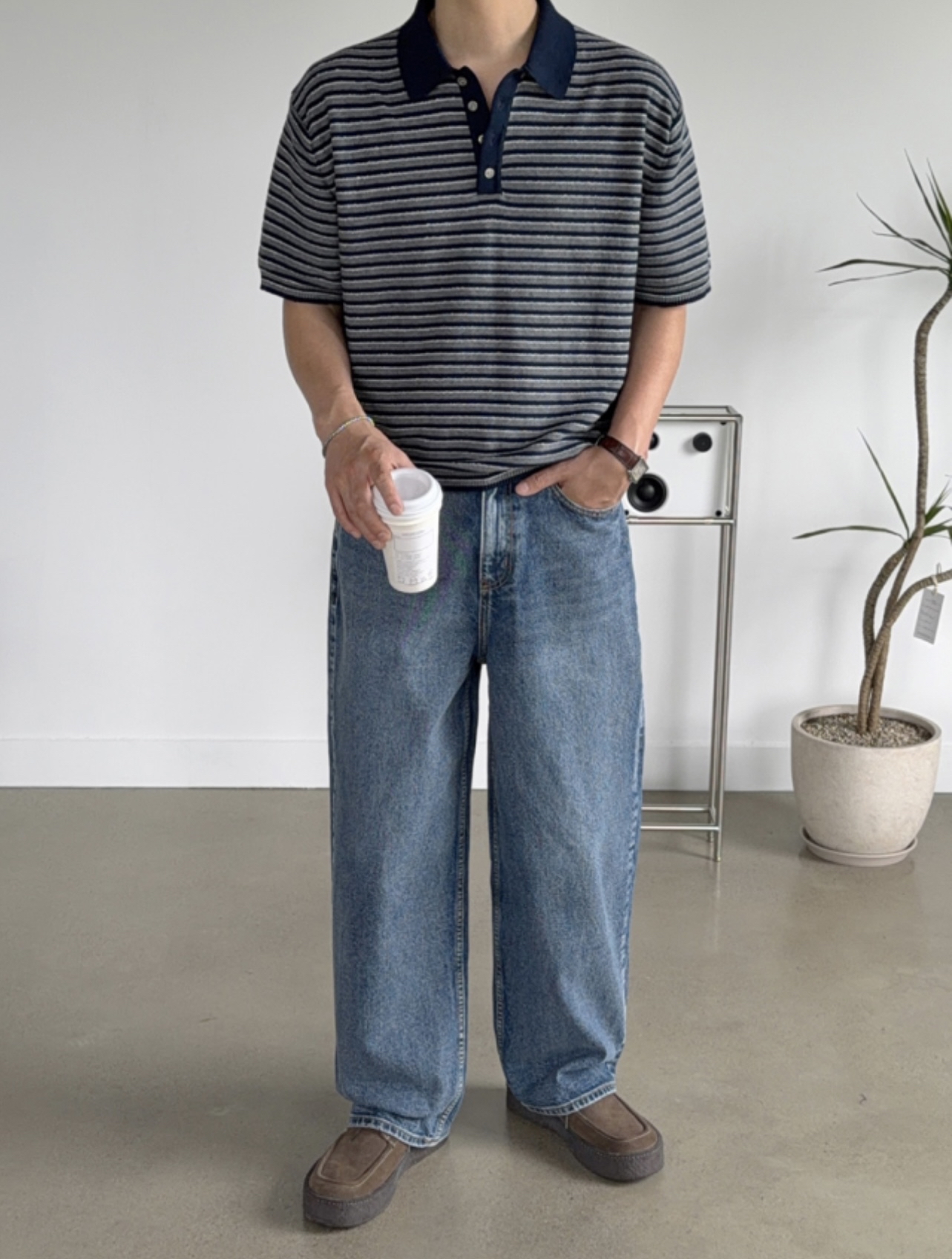 🇰🇷橫間4鈕扣領Polo | Four Button Polo