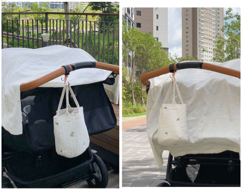 Dottodot 棉質衍縫一手包