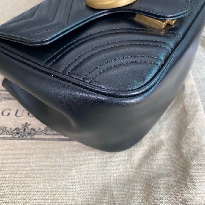 【預訂貨品】GUCCI 黑金方胖子
