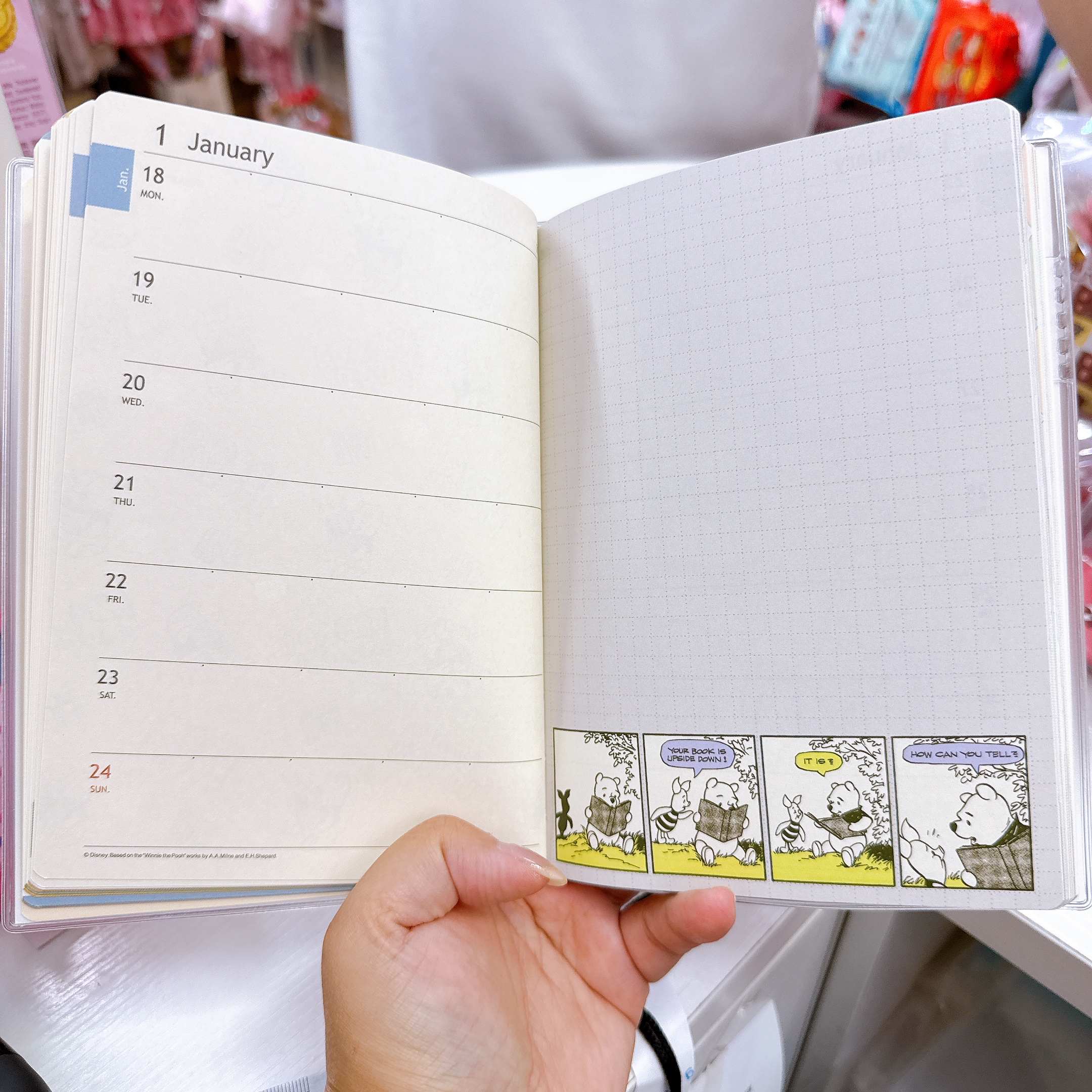 日本直送日本版小熊維尼2027年schedule book