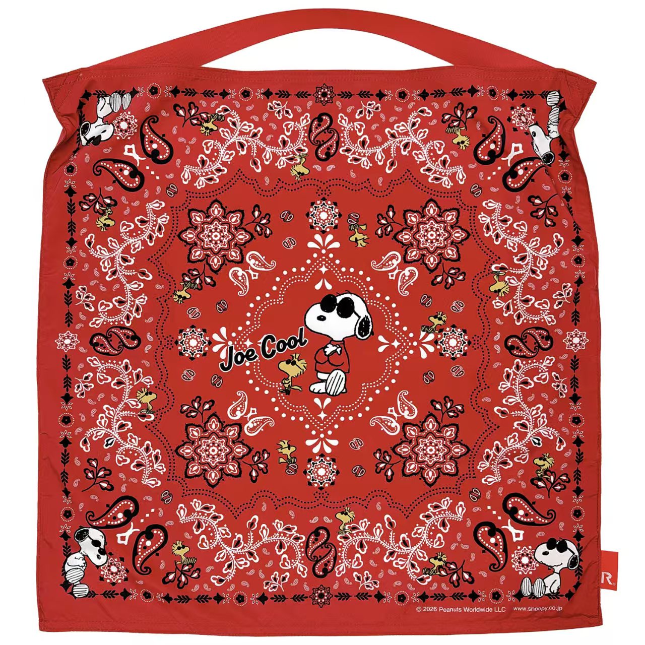日本直送 Rootote tablo x Snoopy 圍巾 tote bag ｜一包兩用！ 