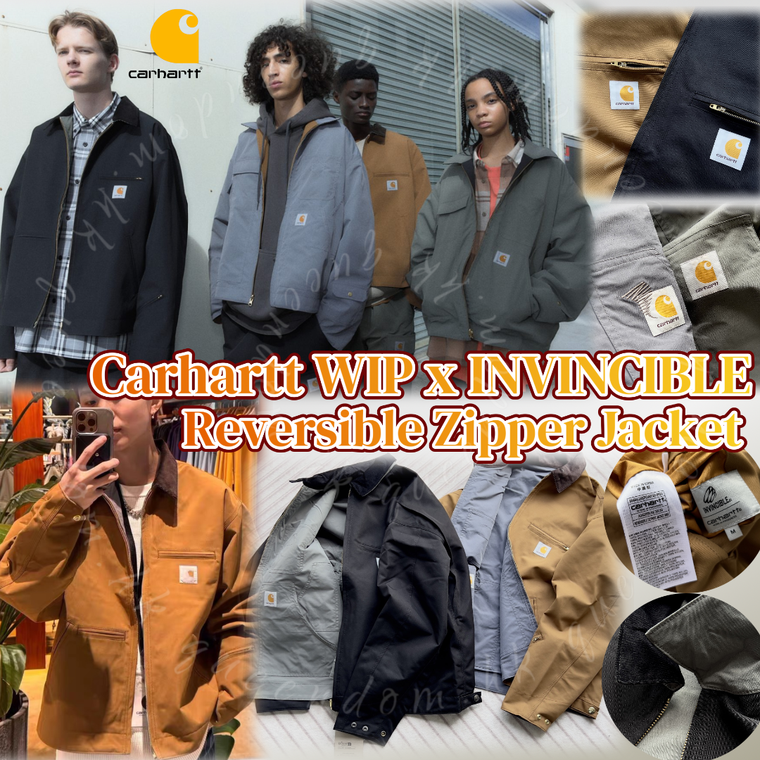 Carhartt WIP x INVINCIBLE Reversible Zipper Jacket 雙面穿拉鍊外套