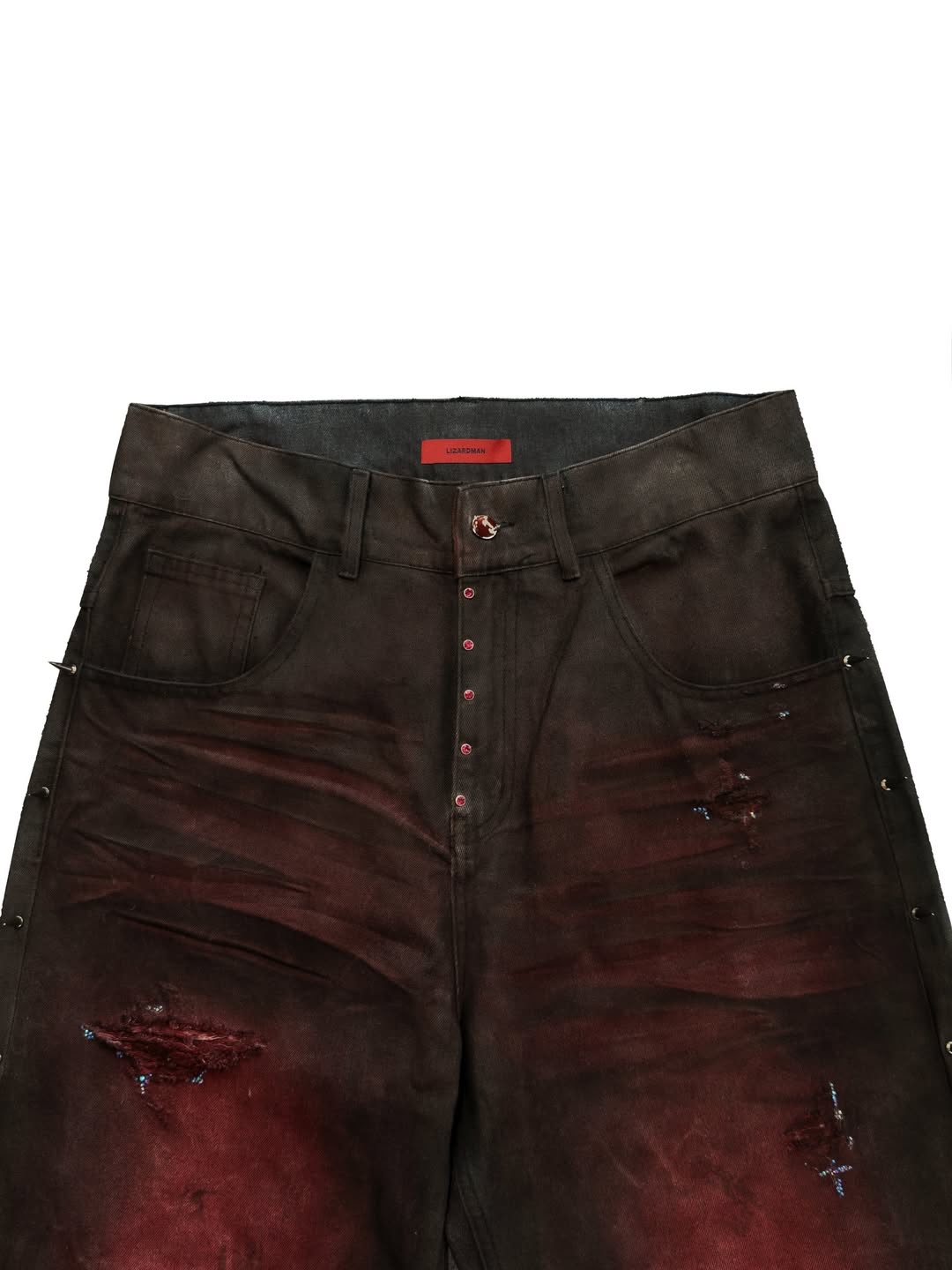 DESTROYED BLOOD SKIN PANTS
