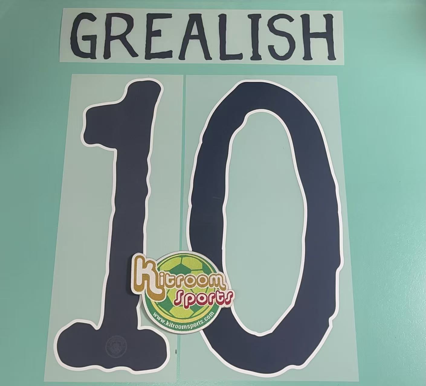 2025-26 Manchester City Home CWC Nameset #10 GREALISH