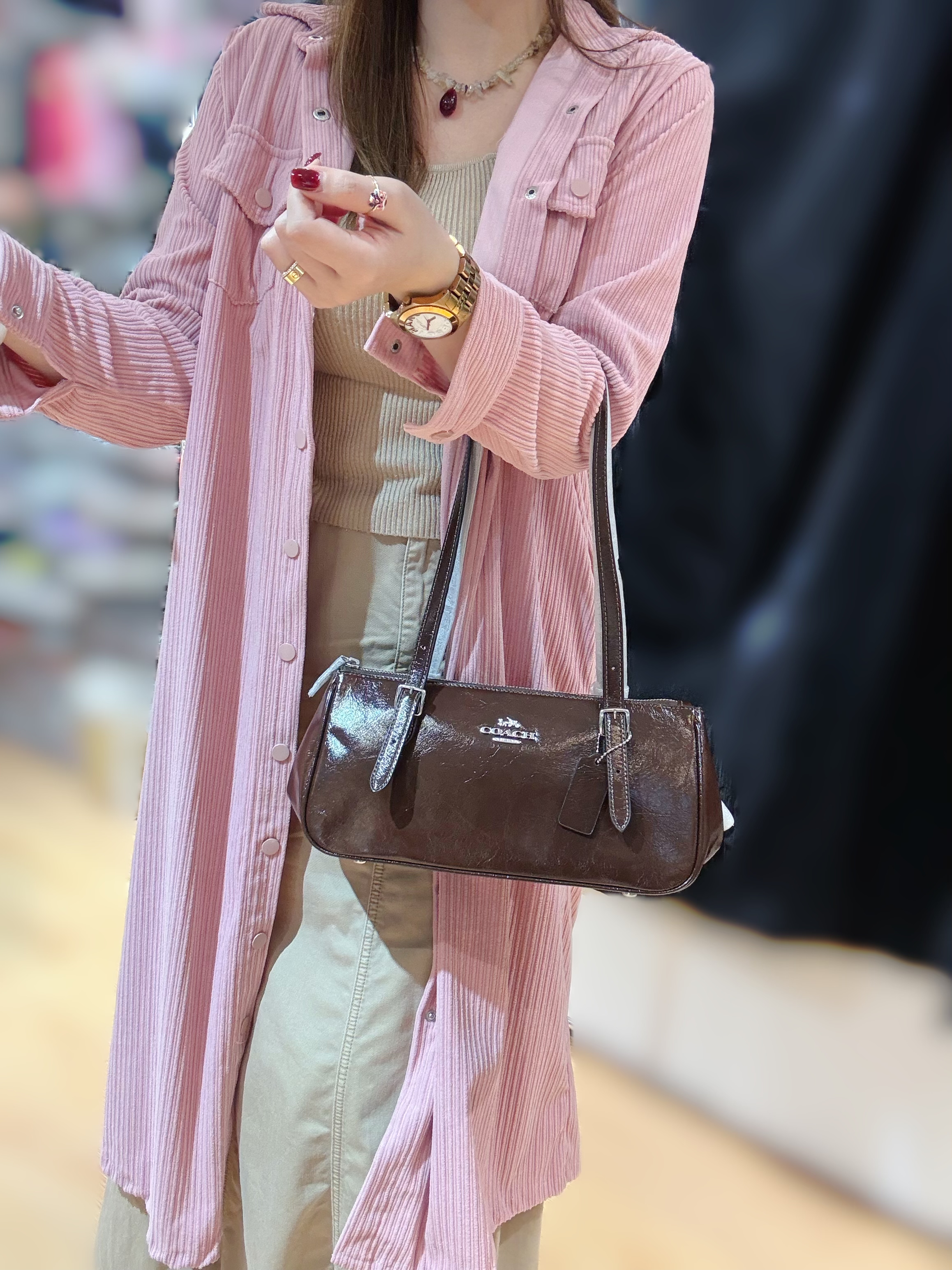 Coach Asher shoulder bag maple