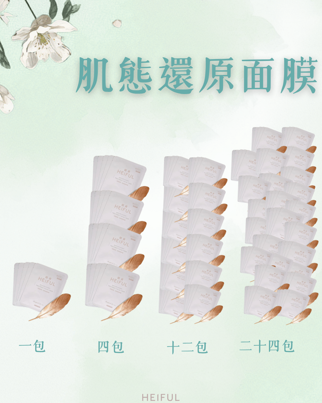 **預購**【2026療癒月】肌態還原·紅粉緋緋面膜｜HEIFUL