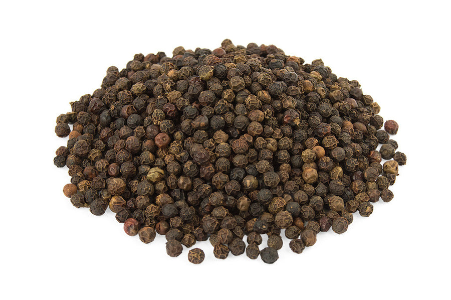 優質黑胡椒粒 — 原粒飽滿．香氣醇厚．即磨即用風味最真Premium Whole Black Peppercorns — Plump & Aromatic — Freshly Ground for True Flavourउत्तम साबुत काली मिर्च — भरे हुए दाने, गहरी सुगंध — ताज़ा पीसें, असली स्वाद पाएँ