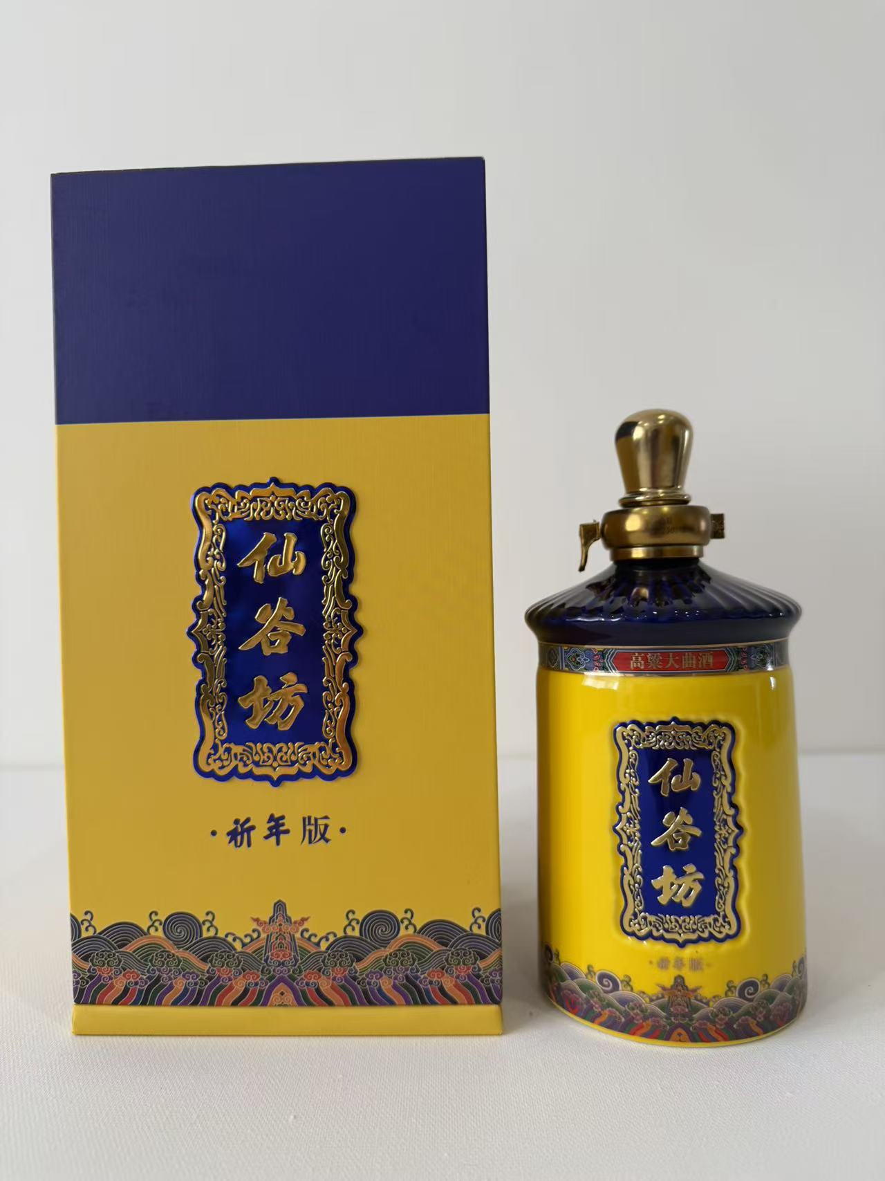 仙谷坊 祈年版 大曲 52° (純高粱固態釀造) 500ml