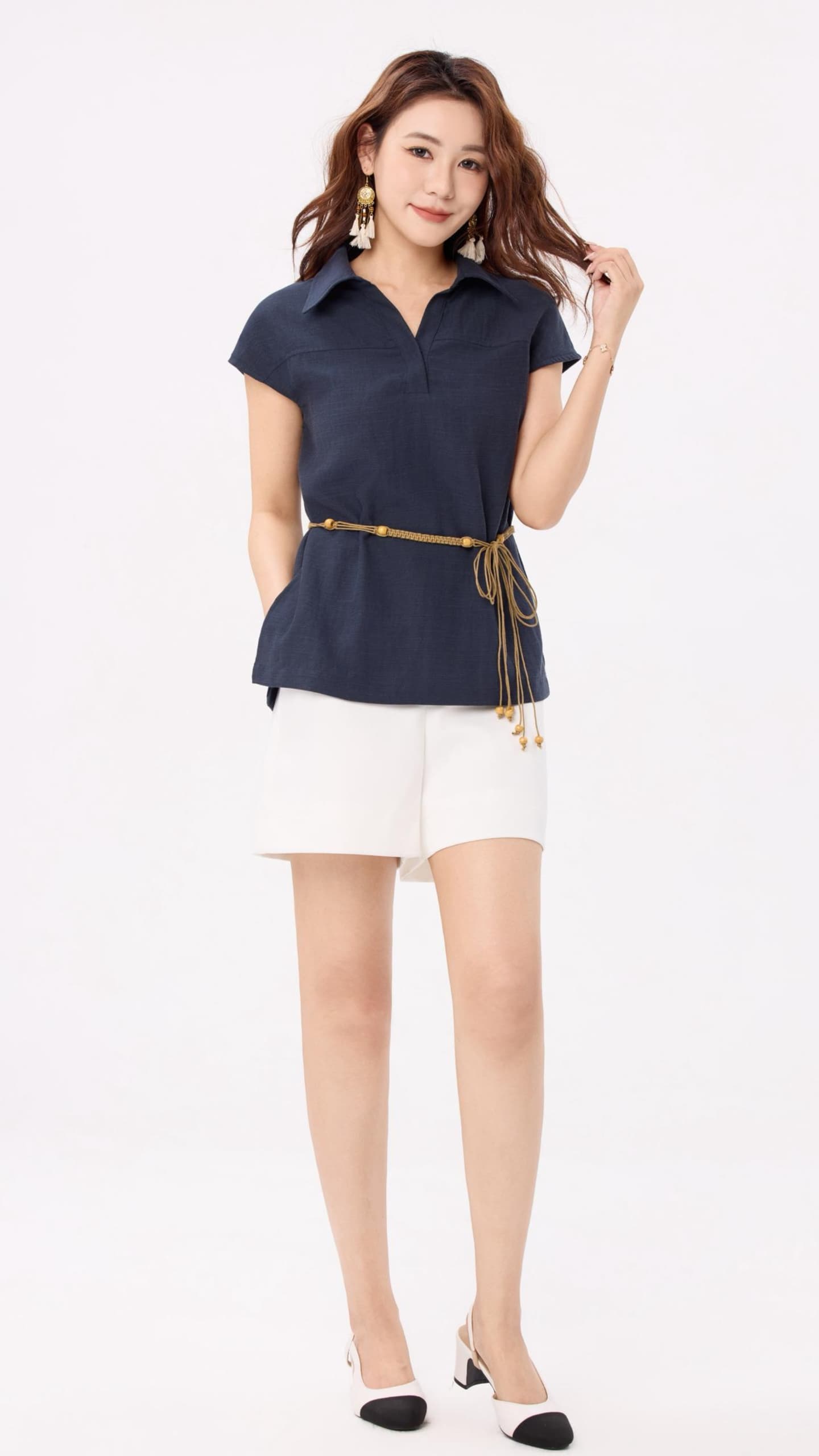 13141346 Refined High-Waist Tailored Shorts