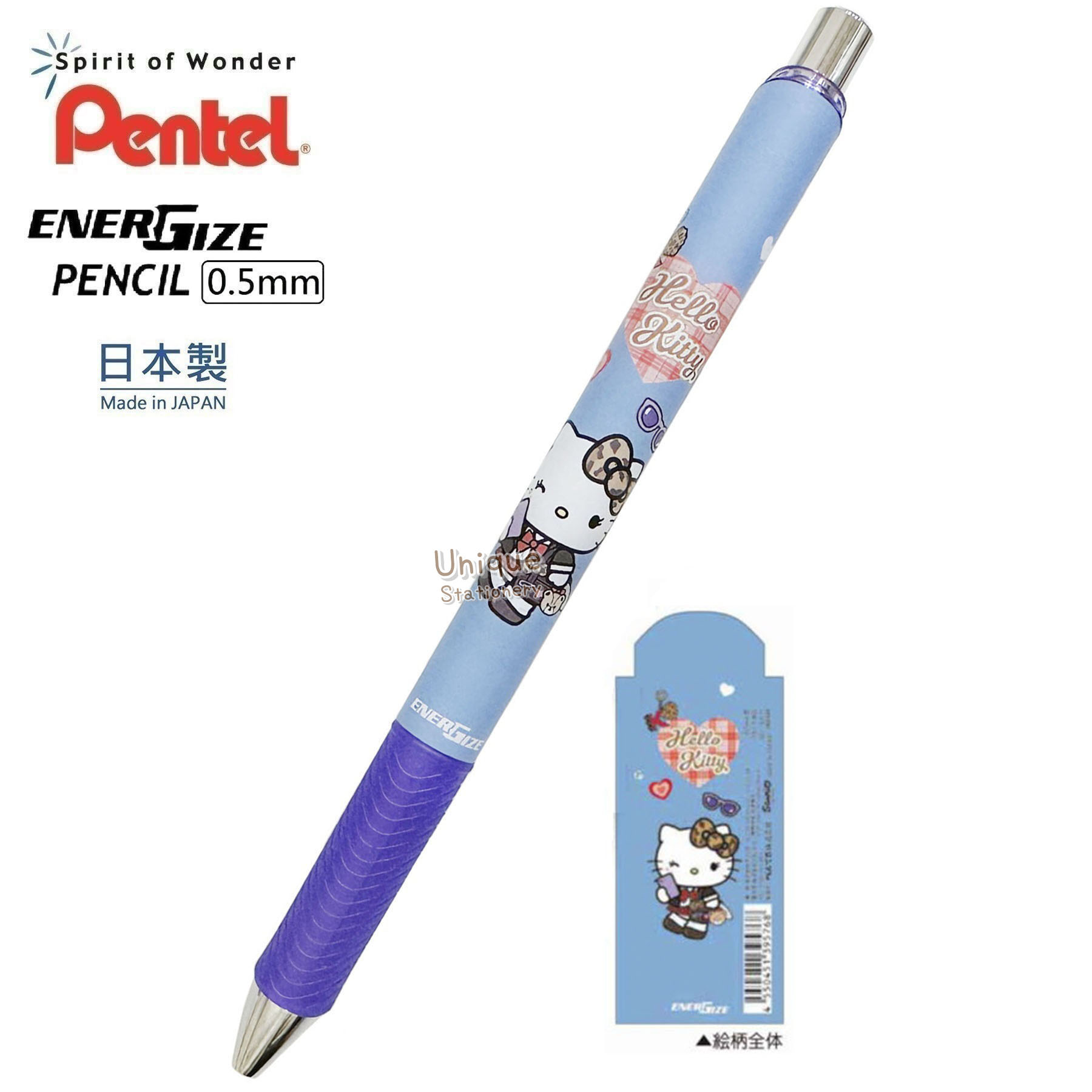 現貨｜Sanrio Hello Kitty 日本製 Pentel EnerGize 0.5mm 鉛芯筆 (CR139576)