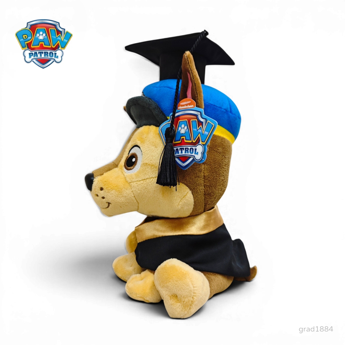 Chase 畢業公仔 Paw Patrol 汪汪隊阿奇畢業禮物公仔 坐款 香港現貨 可加名