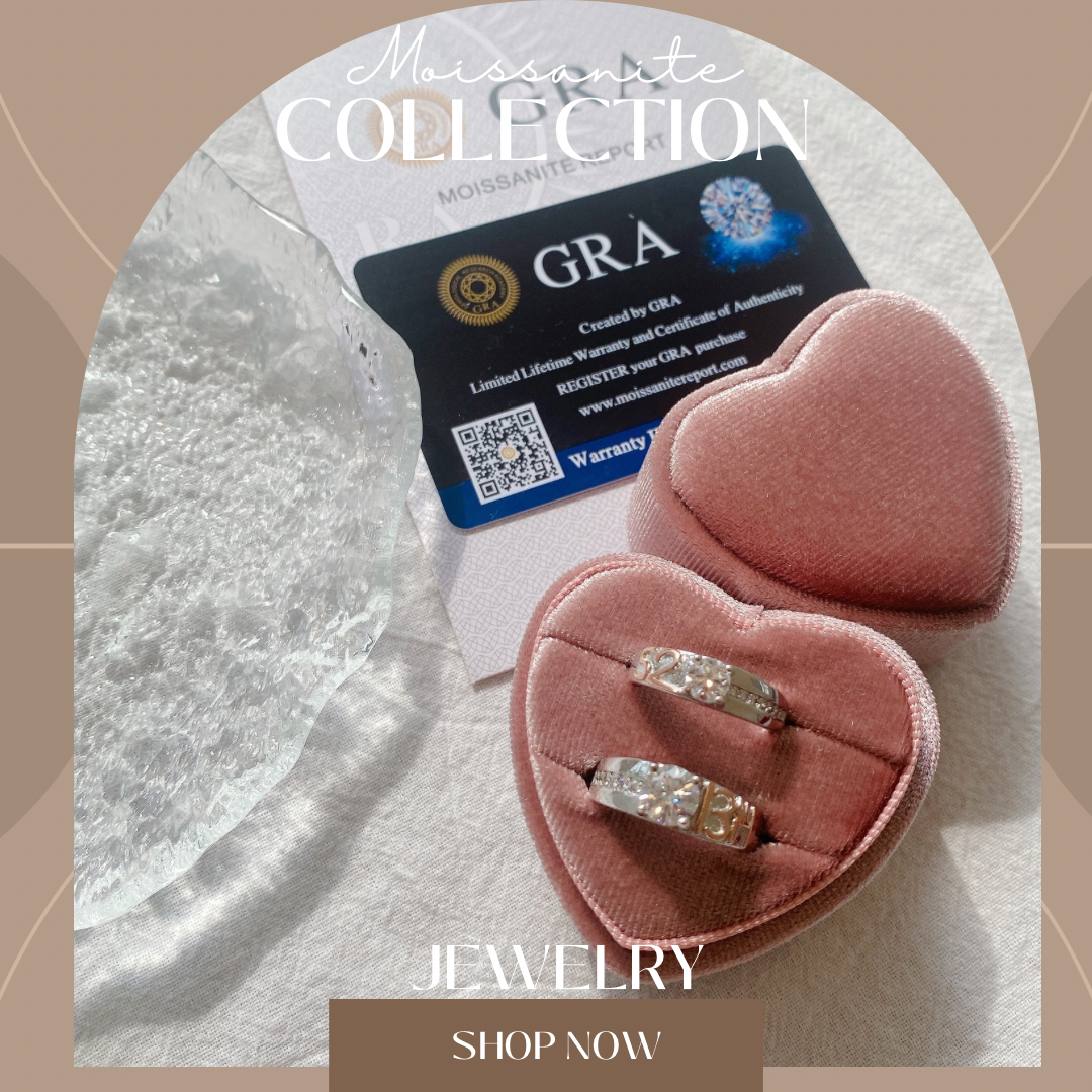 Moissanite Couple Ring Collection 【FREE Size Adjustable】