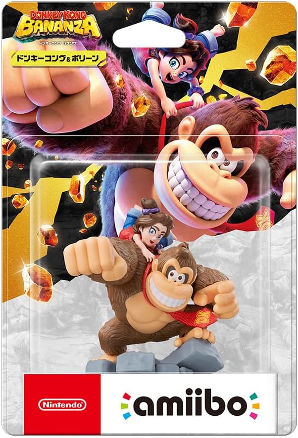 [現貨][amiibo] 咚奇剛＆波琳(咚奇剛系列)