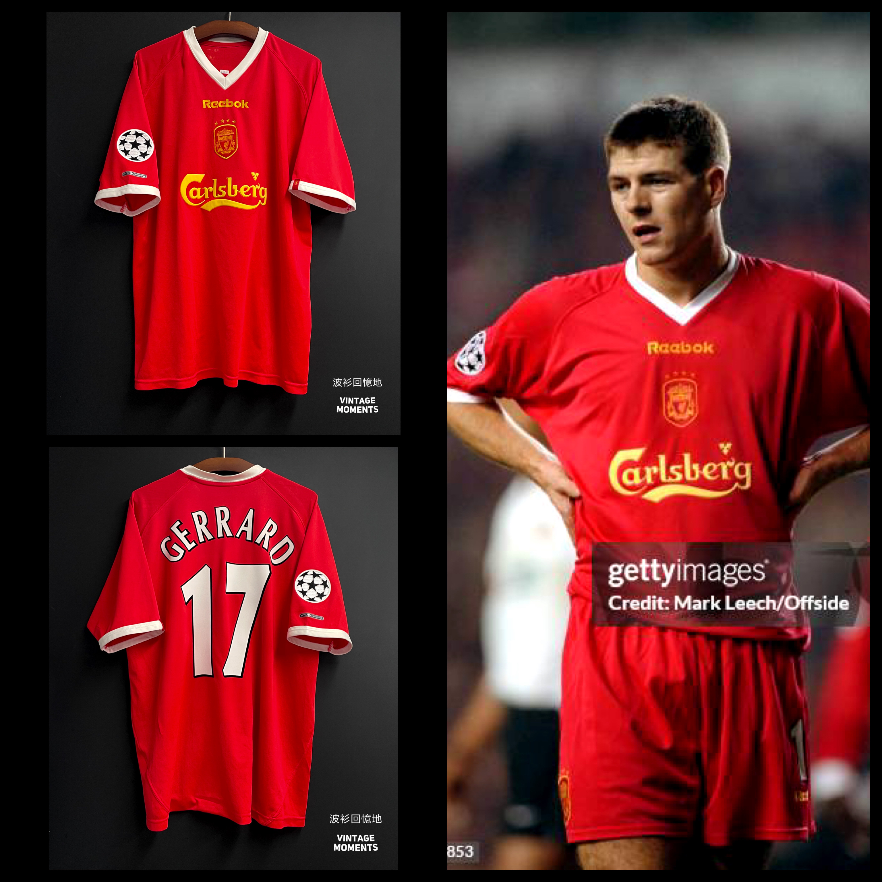 利物浦02/03歐聯主場 謝拉特 LIVERPOOL 2002-2003 HOME SHIRT GERRARD 
