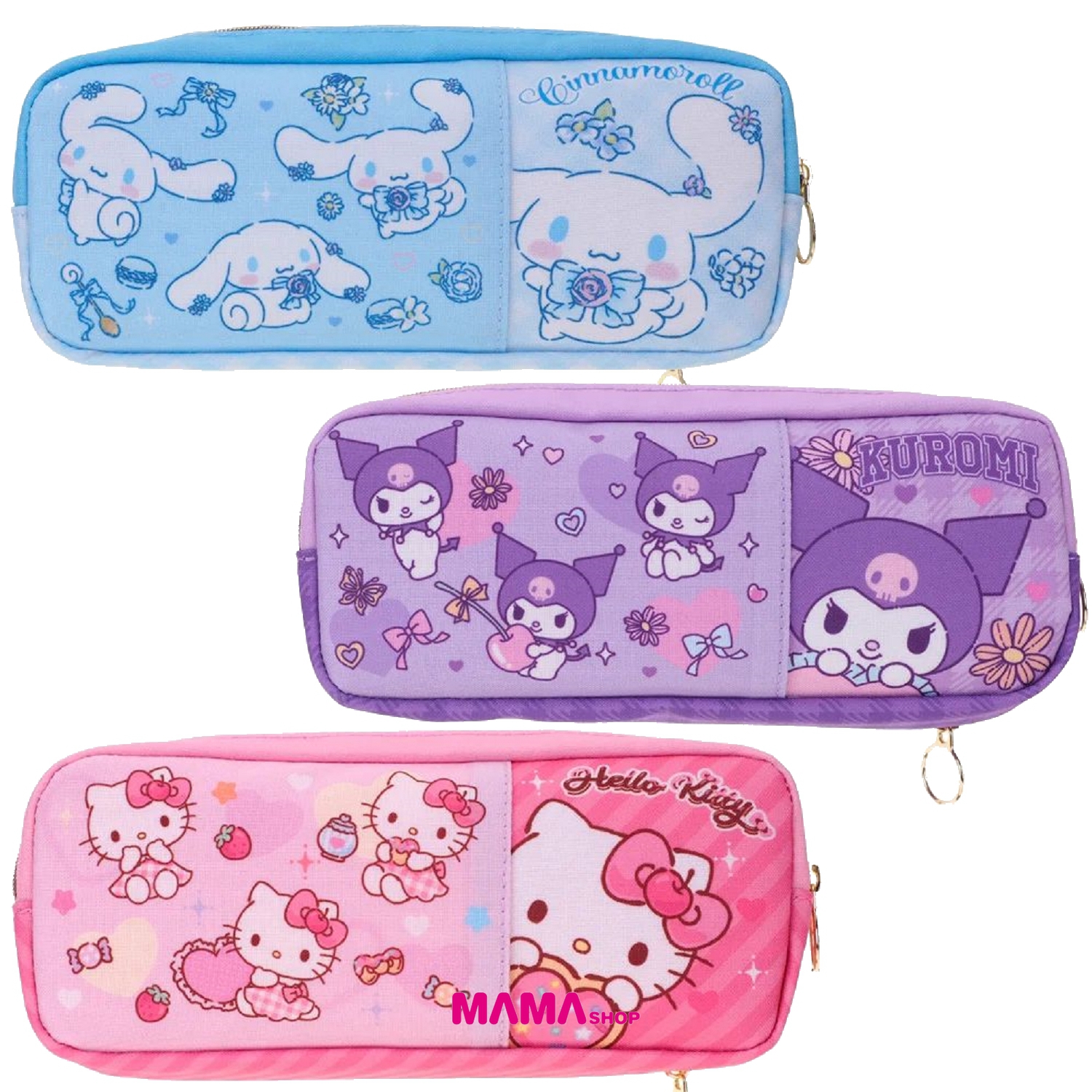 Sanrio 雙拉鏈筆袋