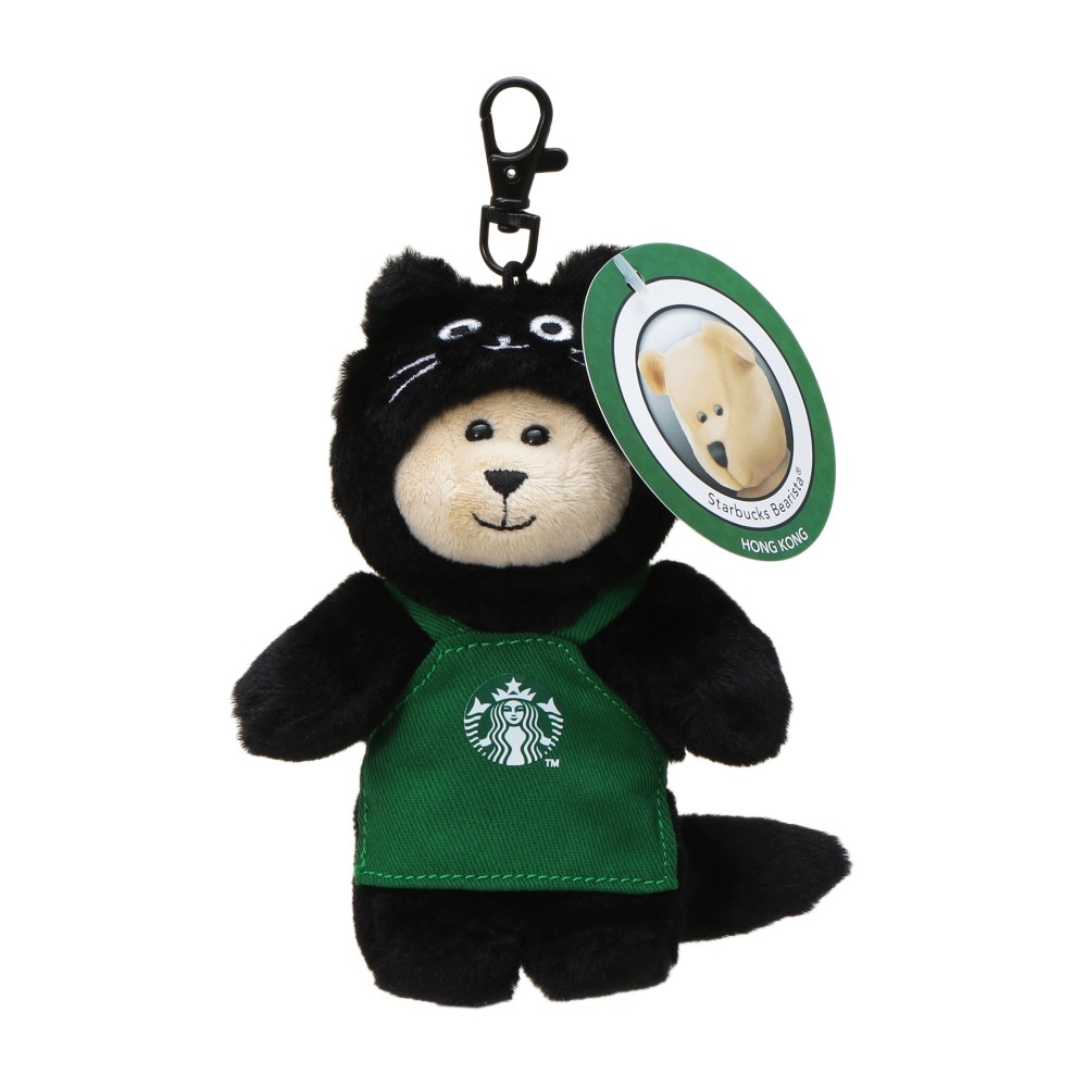 🎀【預訂】Starbucks JP MOON LIGHT HALLOWEEN 黑貓Bearista Keychain