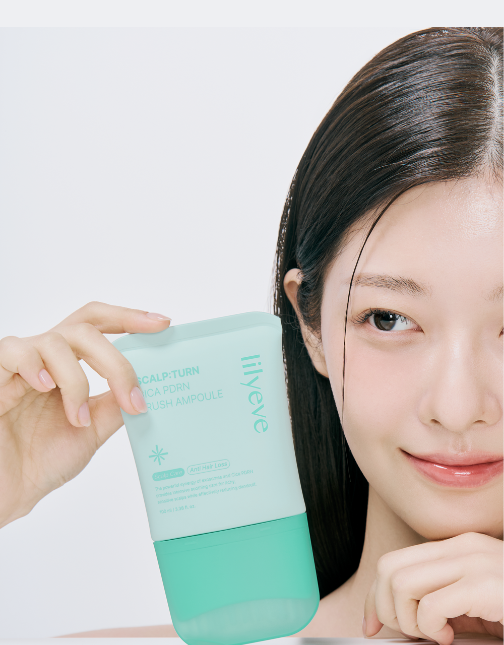 韓國Lilyeve PDRN積雪草冰感頭皮修復舒緩精華梳100ML [預計9月上旬出貨]