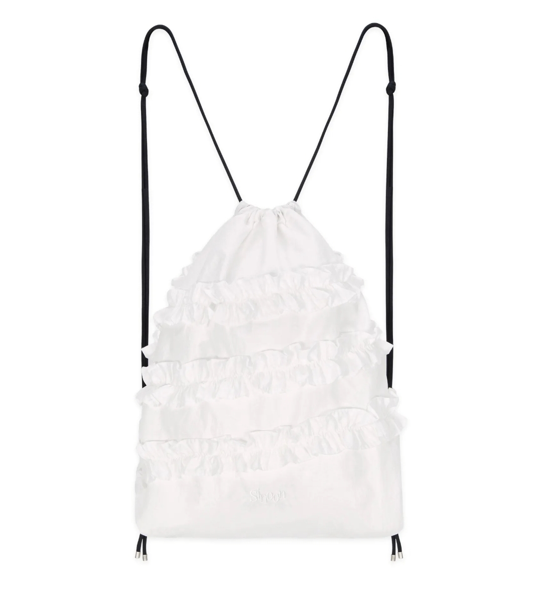 SINOON Ruffle String Bag