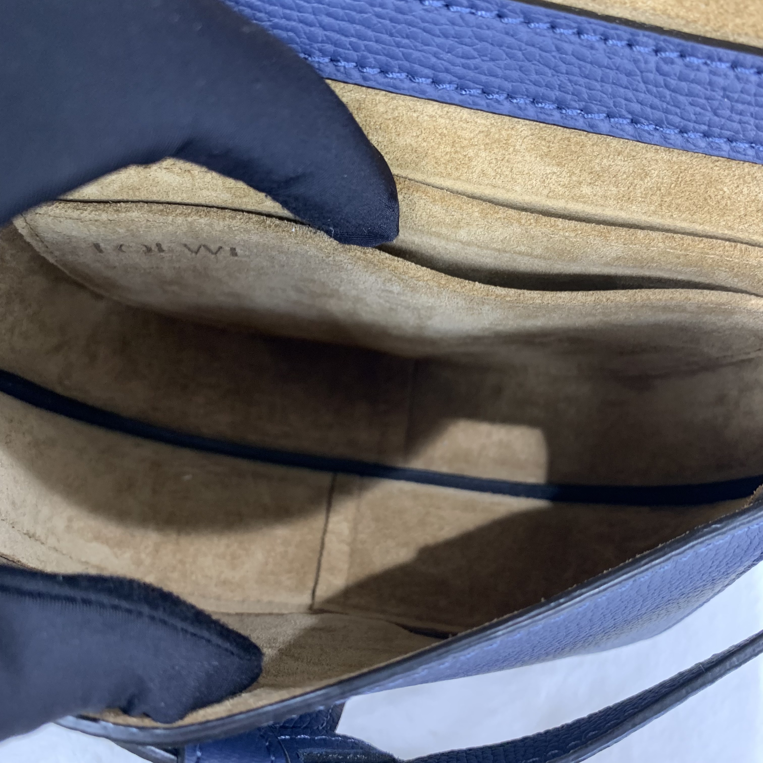 💙Loewe荔枝紋深海藍Mini Gate