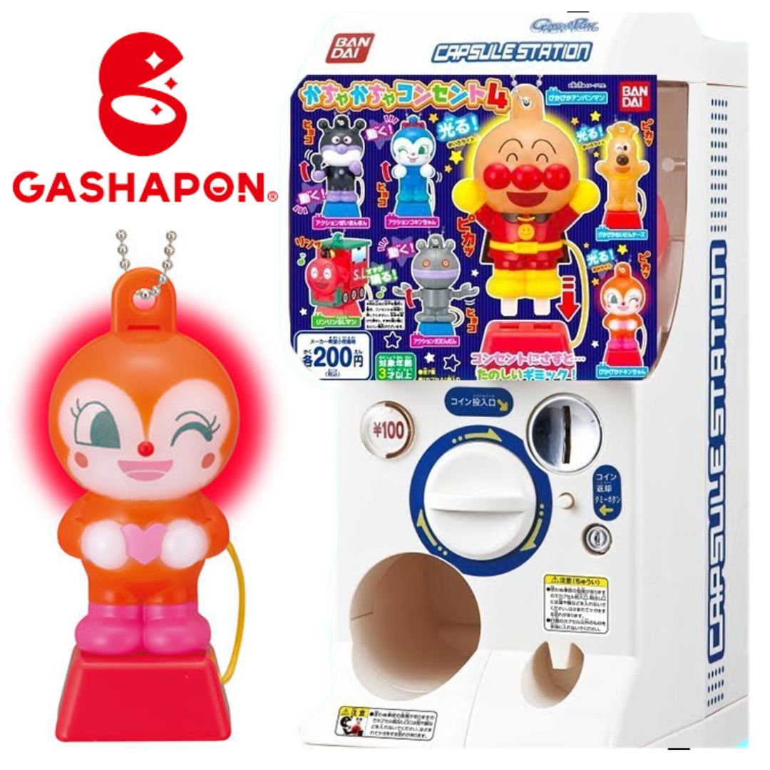 麵包超人 Anpanman 發光吊飾扭蛋 紅精靈 ⭐