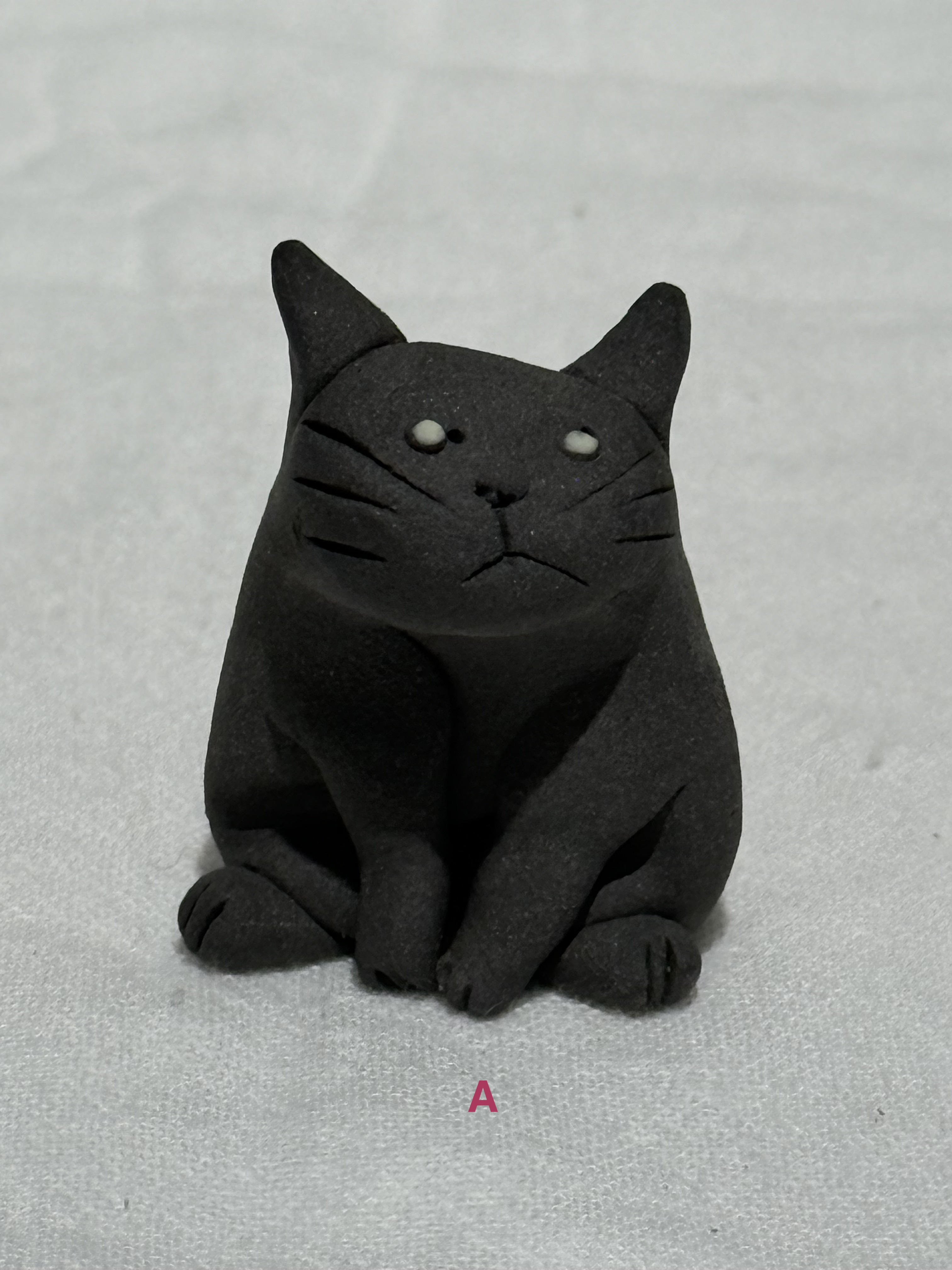 半澤淳子  黑色貓咪擺件 ABCDE款