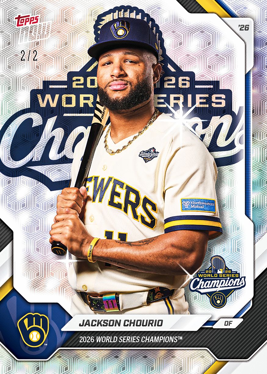 Milwaukee Brewers - 2026 World Series Champions MLB Topps NOW® 15-Card Team Set【團購】