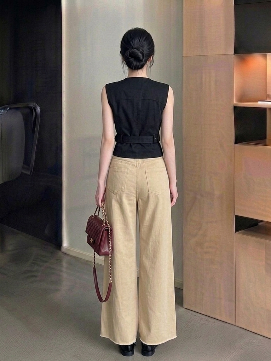 High-Waist Long Pants M235