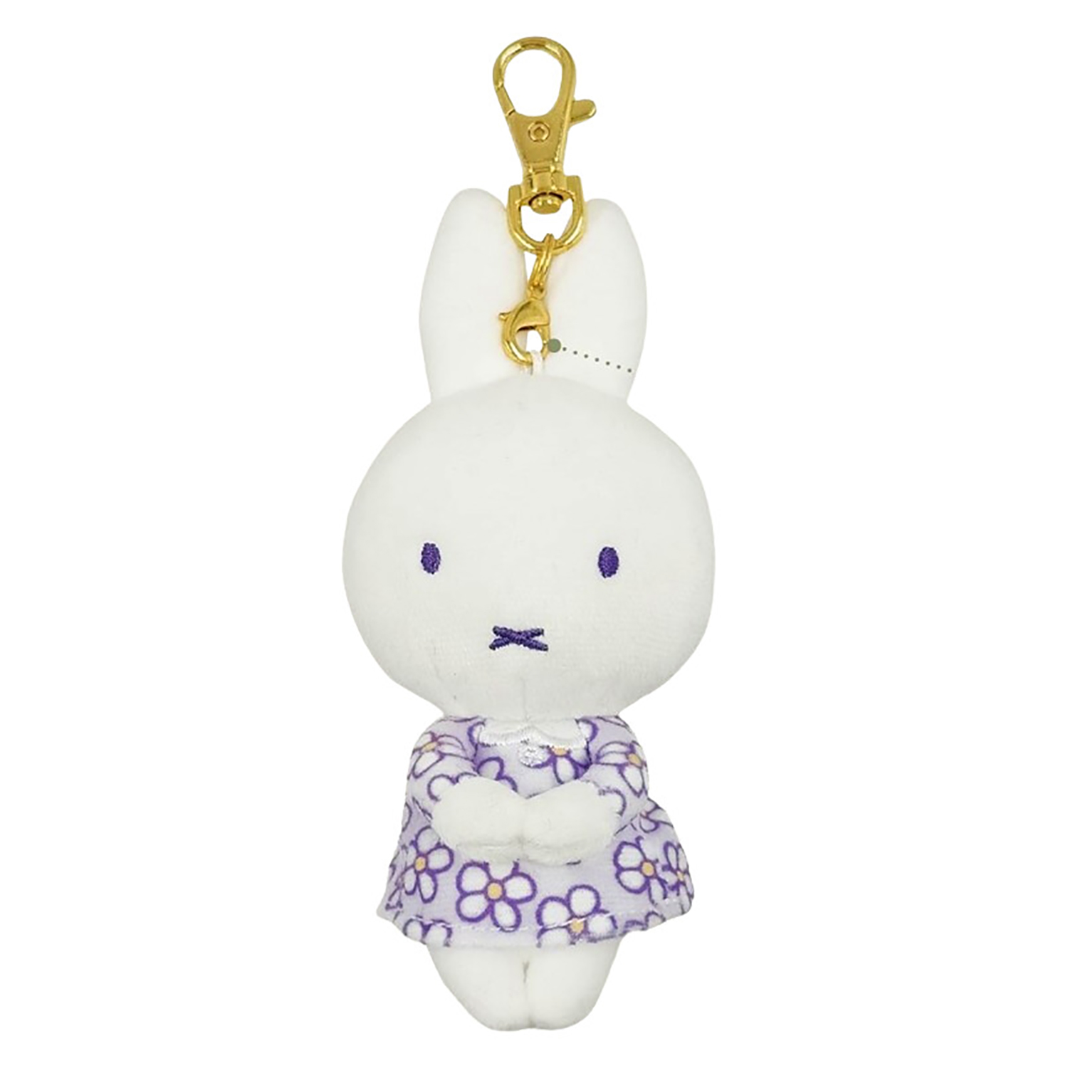Miffy - 公仔掛飾 (紫色花裙子款)