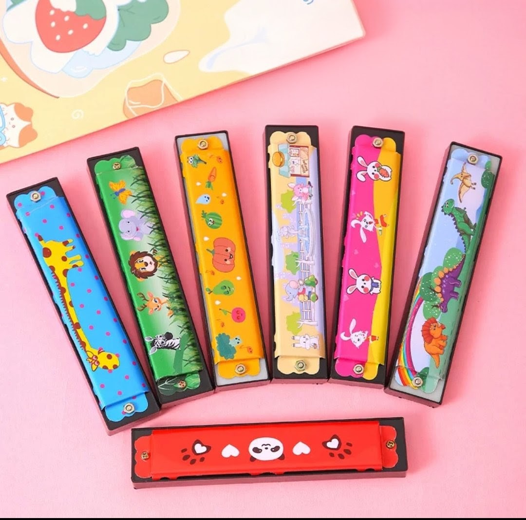 小玩具- 口琴雙排16孔金屬 (T553) 🚛 送貨方式請選(3)