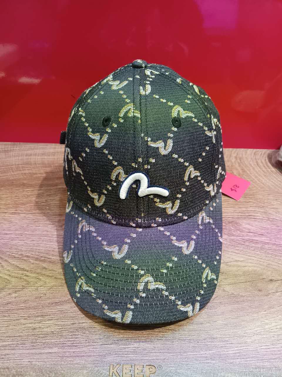 $168頂。韓國直送。韓國潮牌專門店/免稅店 MONOGRAM CAP提花棒球 男女同款EU021