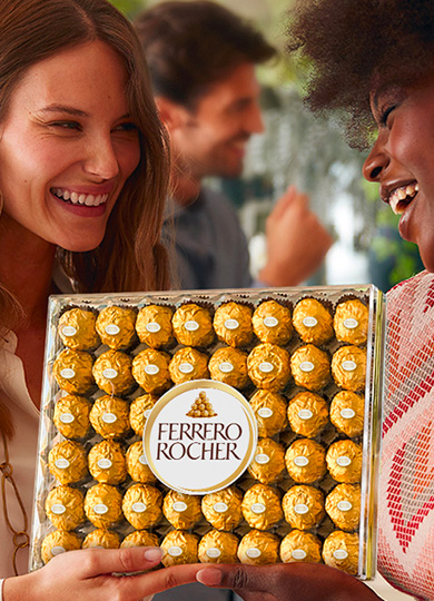 費列羅金莎 (Ferrero Rocher) 巧克力禮盒 大容量 T-48 禮盒