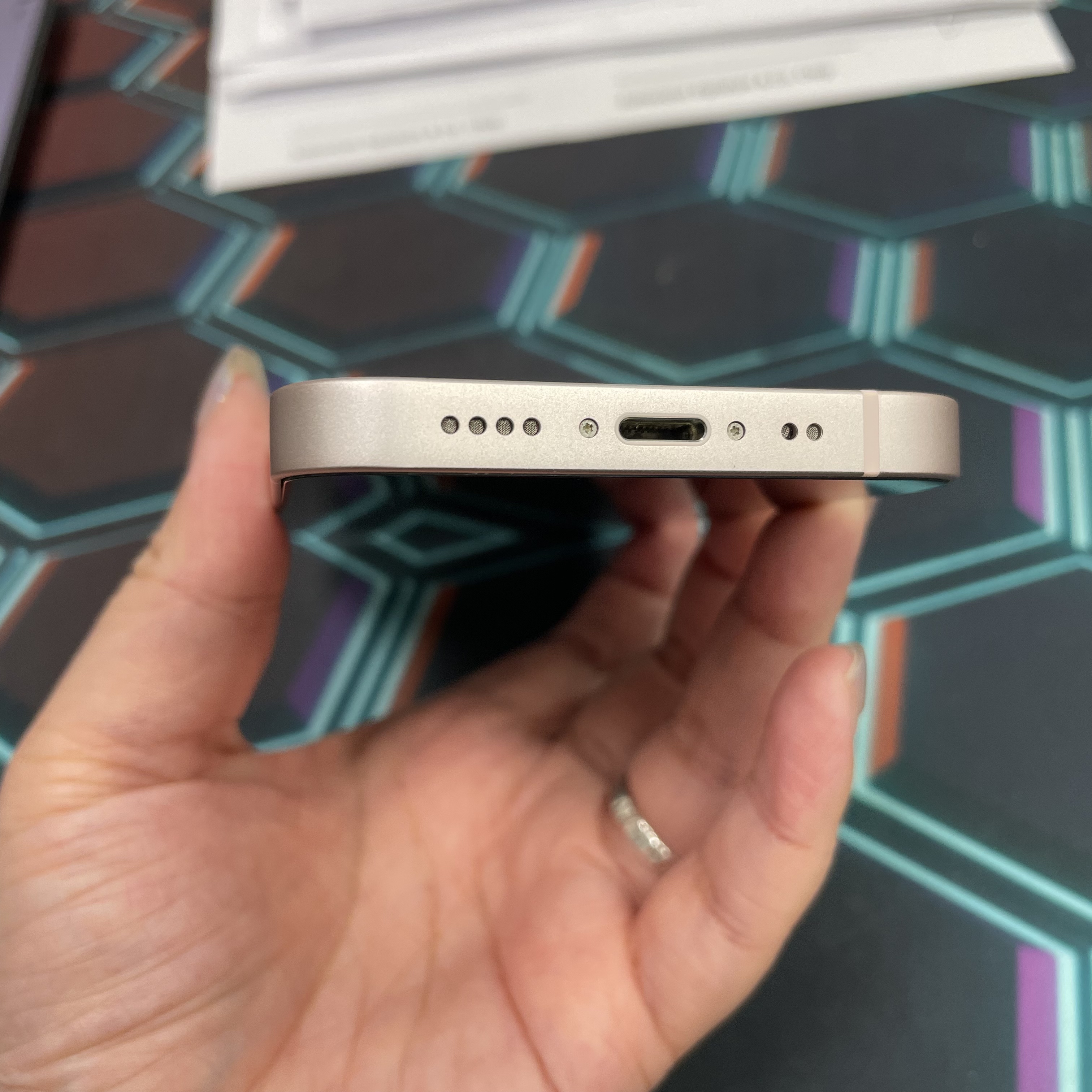 *7549 13 mini 完美機 128GB 電100 粉色 pink
