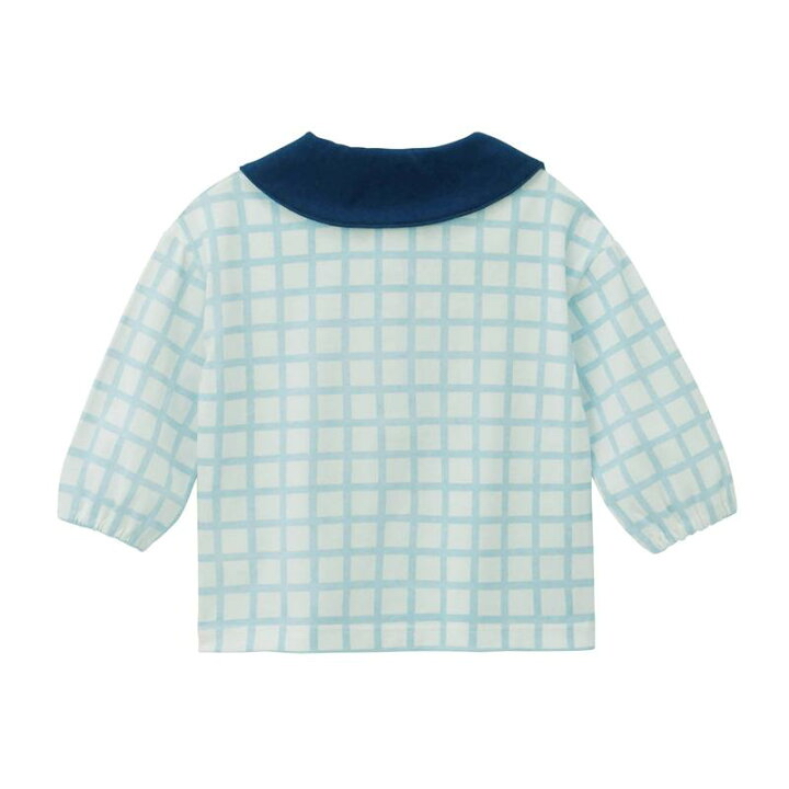 🇯🇵預訂 日本直送🇯🇵三色格紋圓領長袖上衣