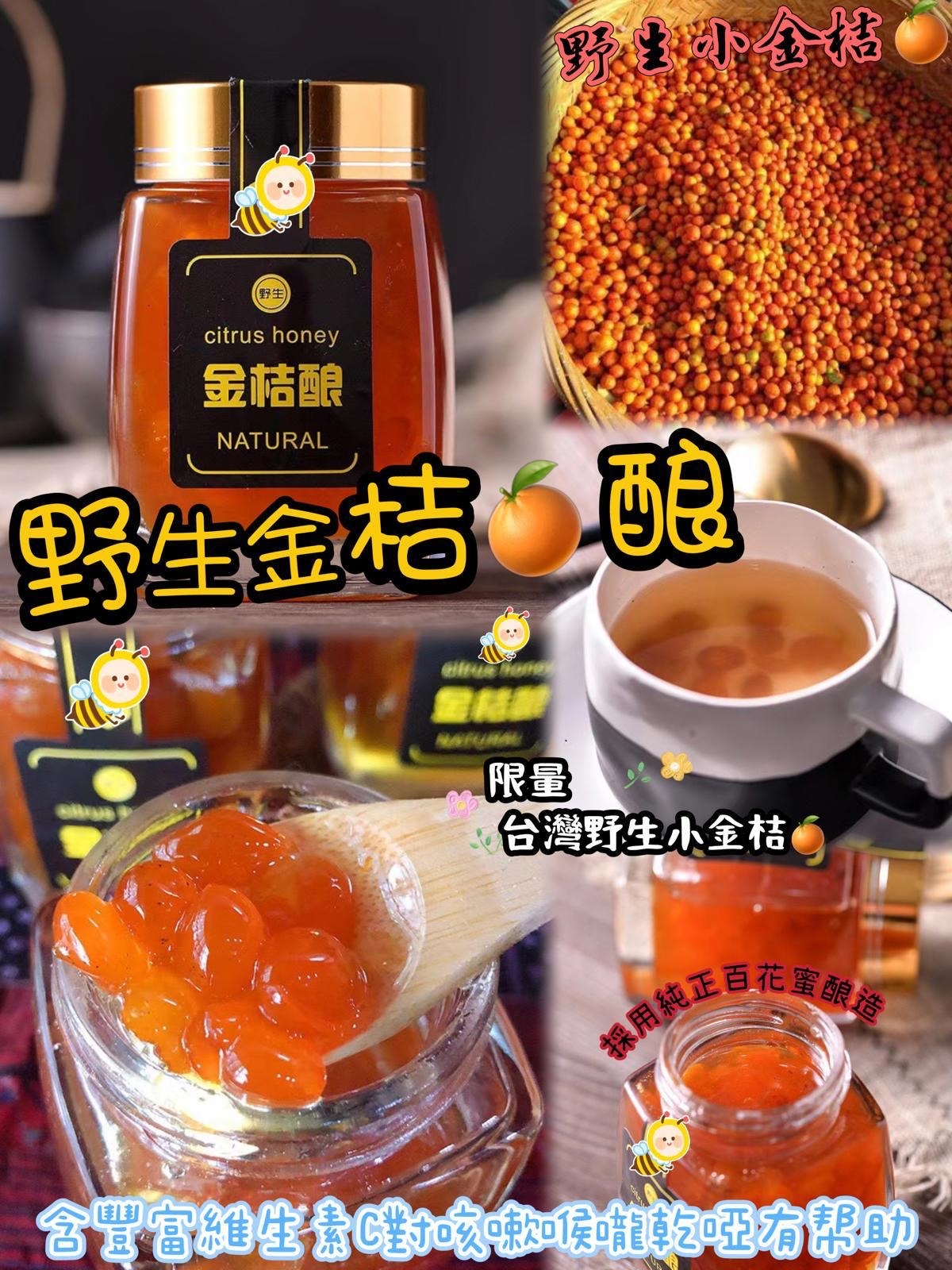 台灣🇹🇼直送@限時預購🔛野生小金桔釀