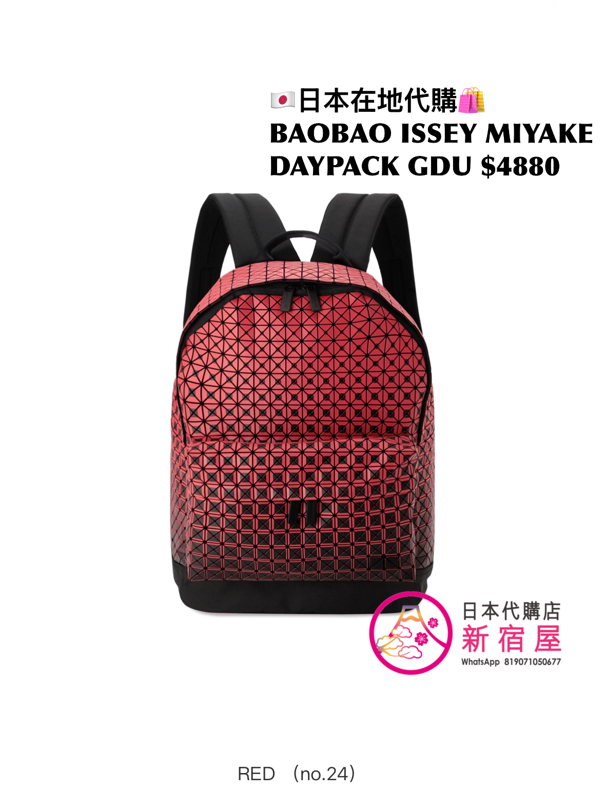 BAOBAO ISSEY MIYAKE DAYPACK GRADUAL