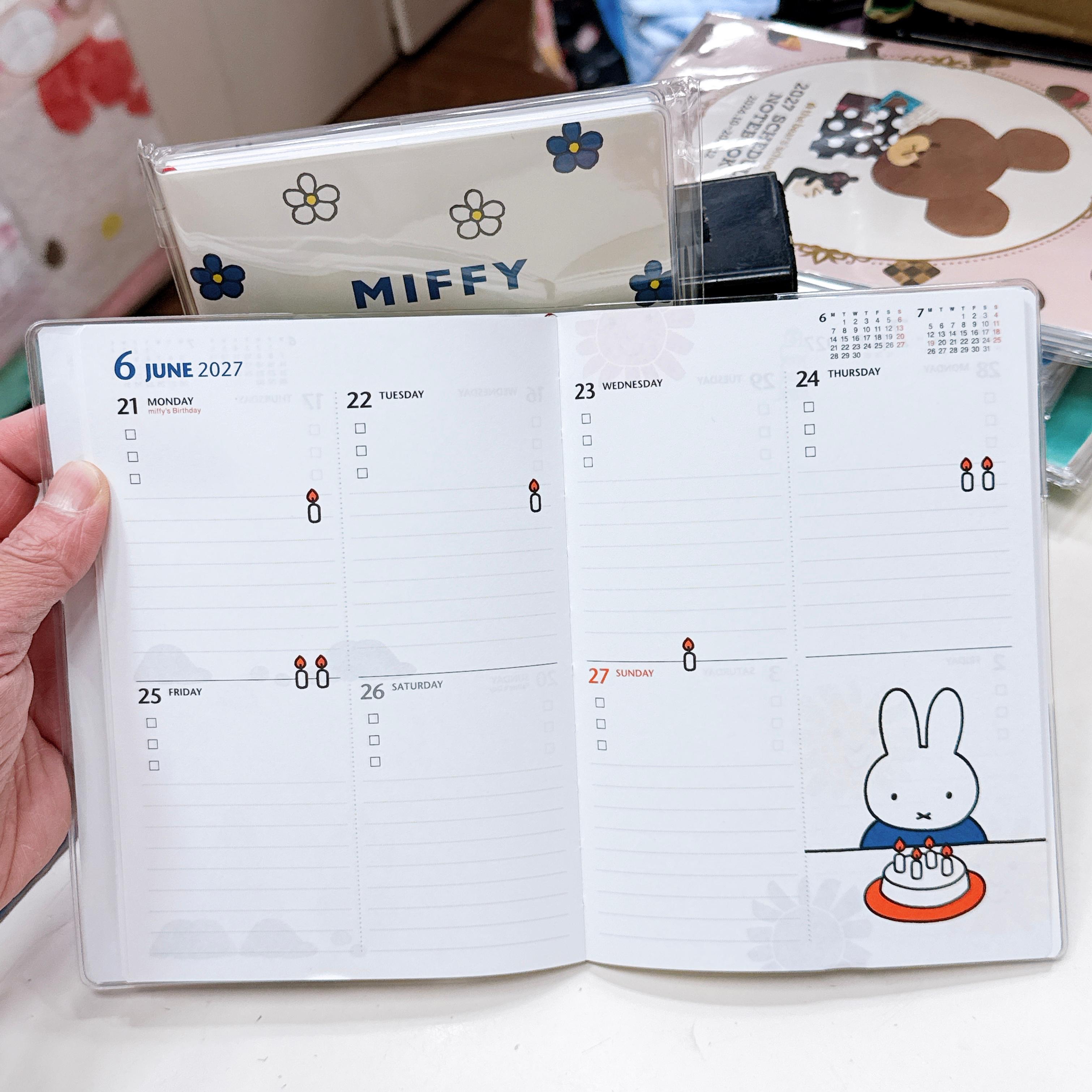 日本直送日本版Miffy 2027年schedule book