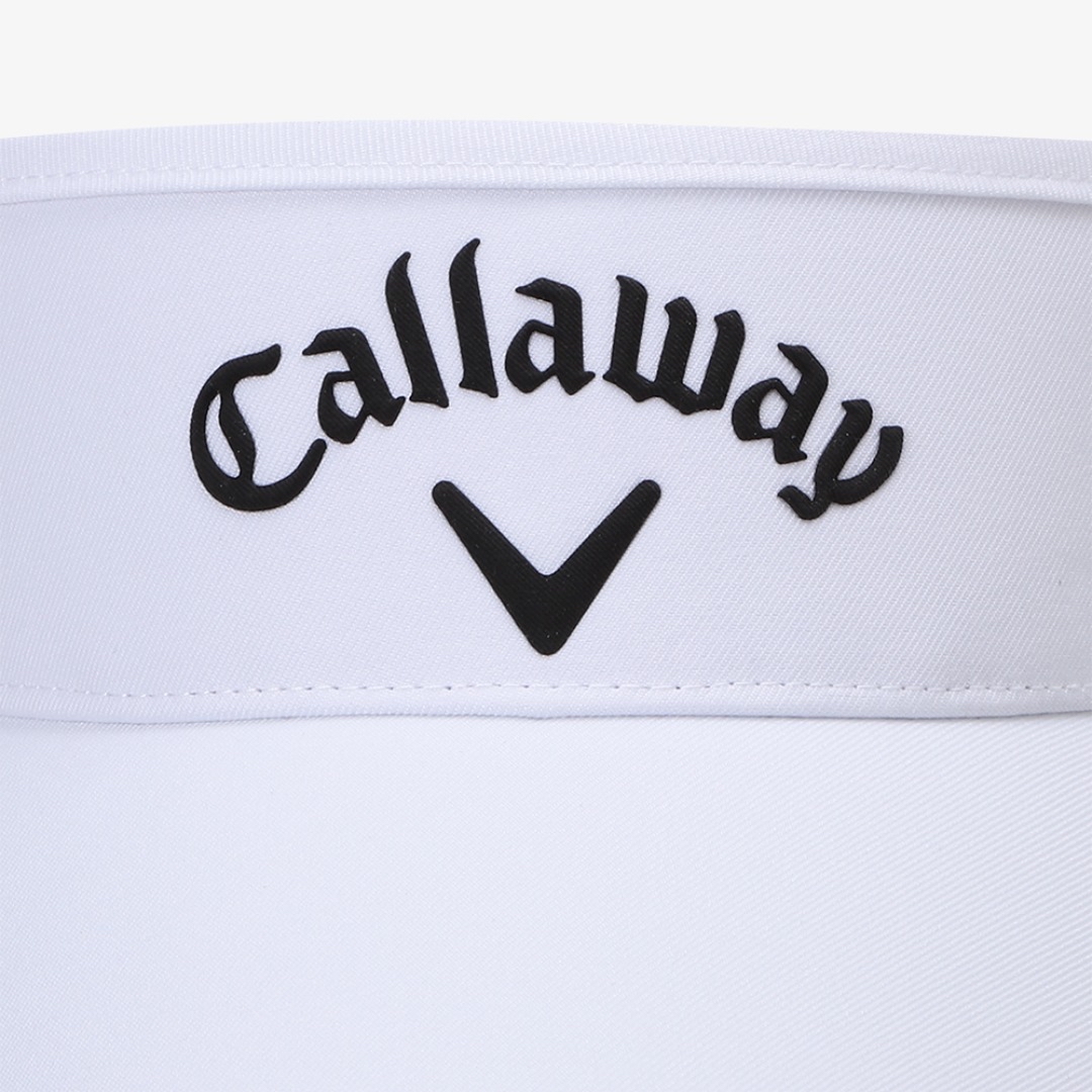 CALLAWAY 男士無頂球帽 LAZER VISOR - 白