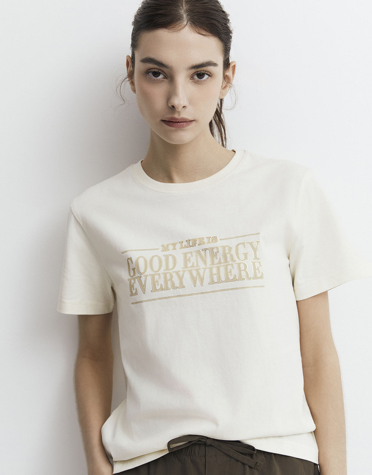 🇰🇷 韓國 Giordano Graphic Tee｜GOOD ENERGY EVERYWHERE