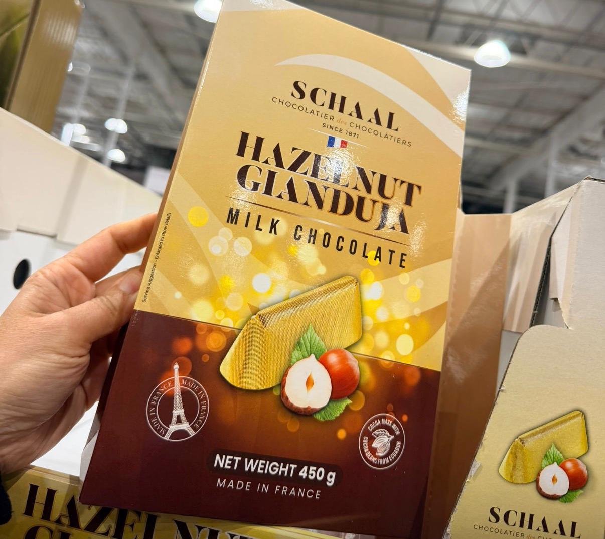 澳洲 Costco直送 │ Schaal 榛果黑巧克力 450g 法國製朱古力