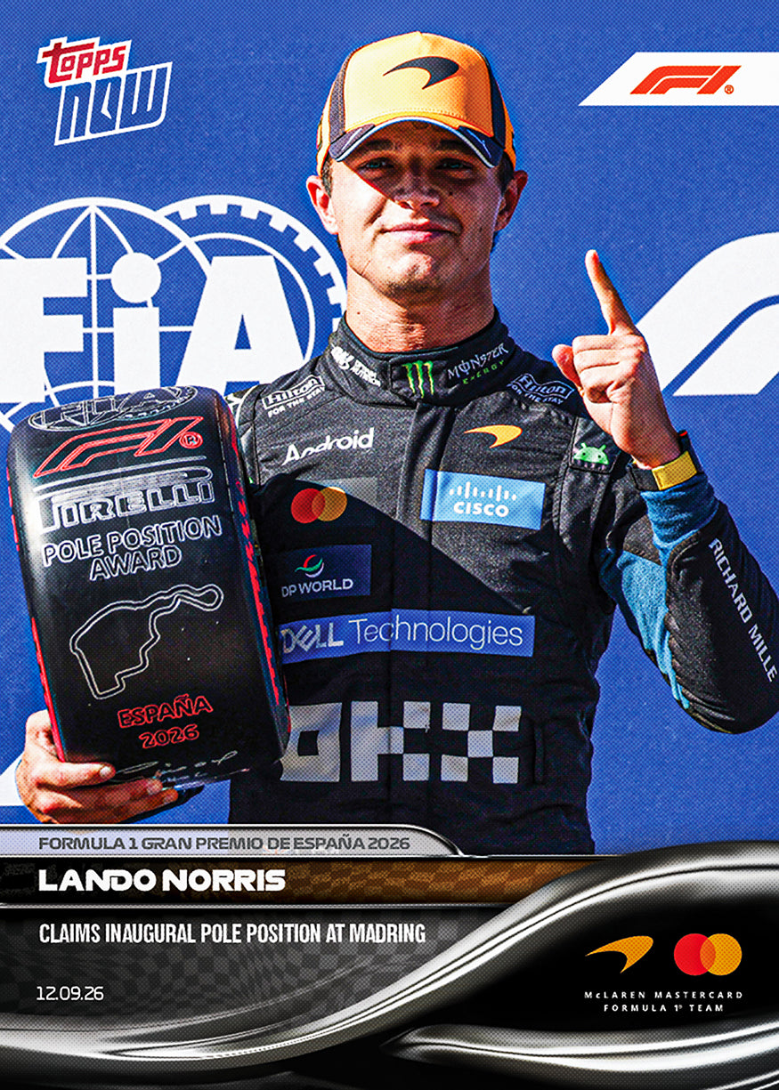 Lando Norris - 2026 Formula 1® Topps NOW® #58【團購】
